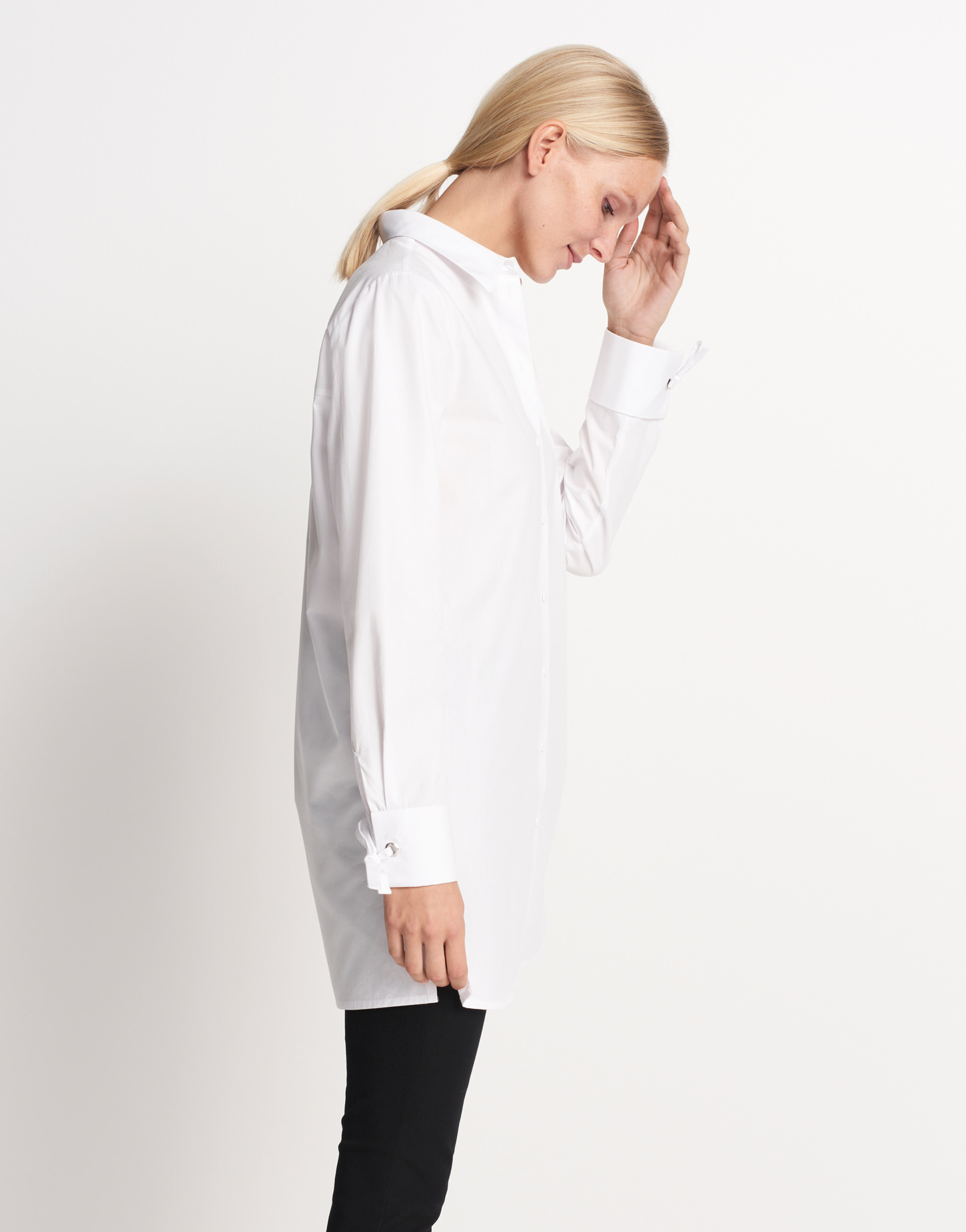 Longbluse Zalanda SQ 1 weiß online bestellen | someday Online Shop