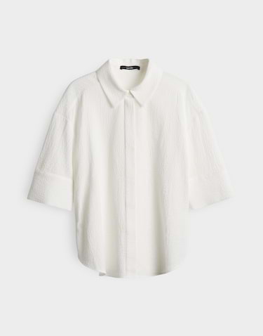 damesblouse Lizzy met linnen groen