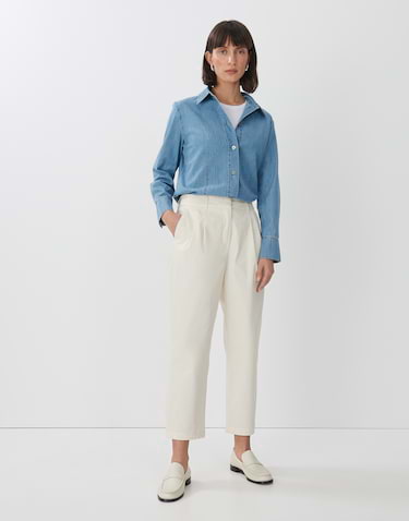 Bundfaltenhose Cosby pure beige online bestellen | someday Online Shop