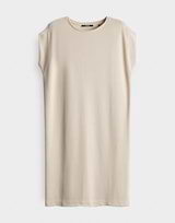 Someday Damen Sweatkleid Minikleid Mit Rippstruktur – Y-Silhouette, Casual-feminin