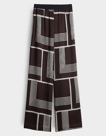 Wide Leg Pants Cevil grid
