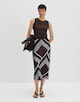 Midi skirt Odini grid
