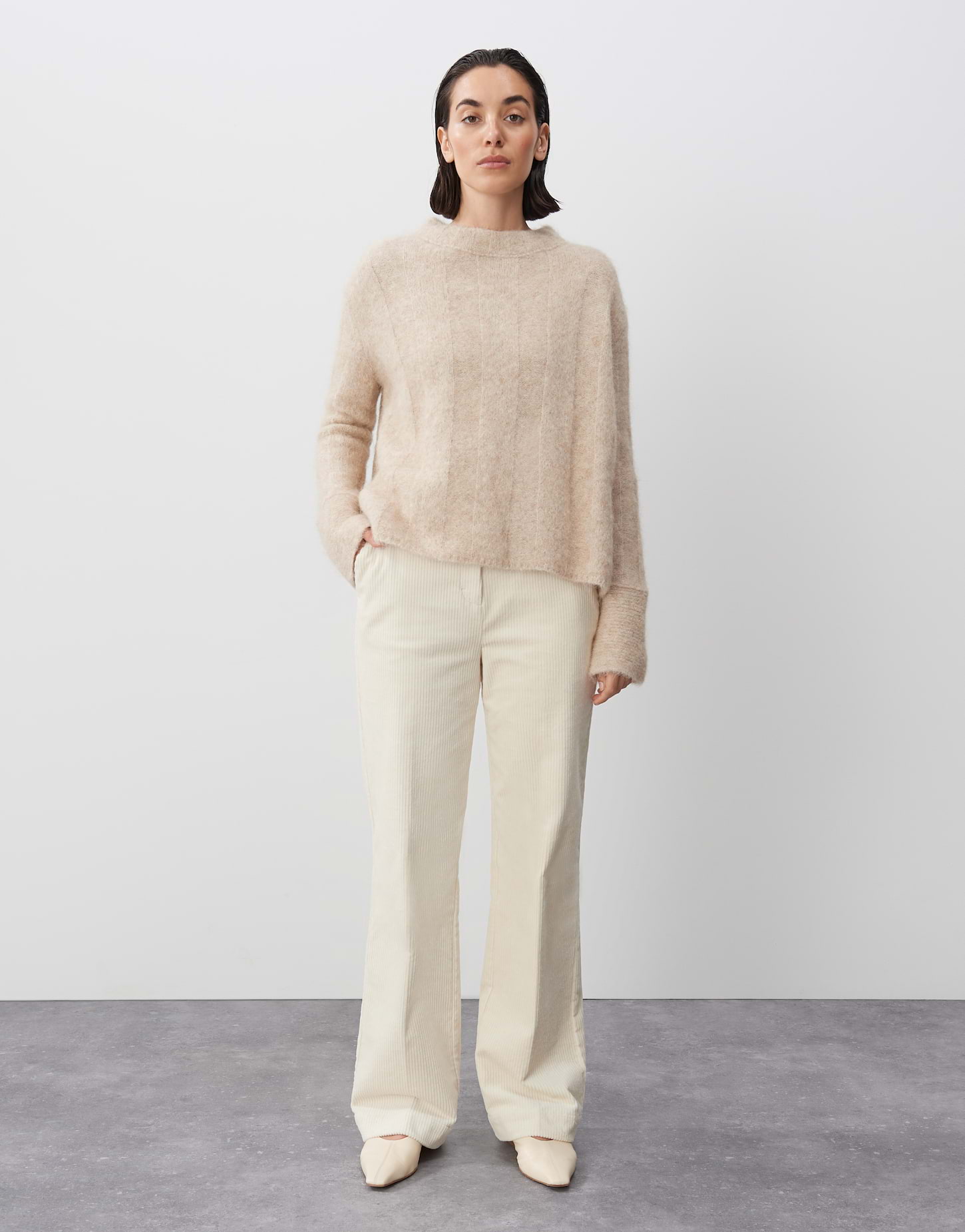 Someday Damen Pullover TALENE - Loose Strickpullover Aus Alpakamix