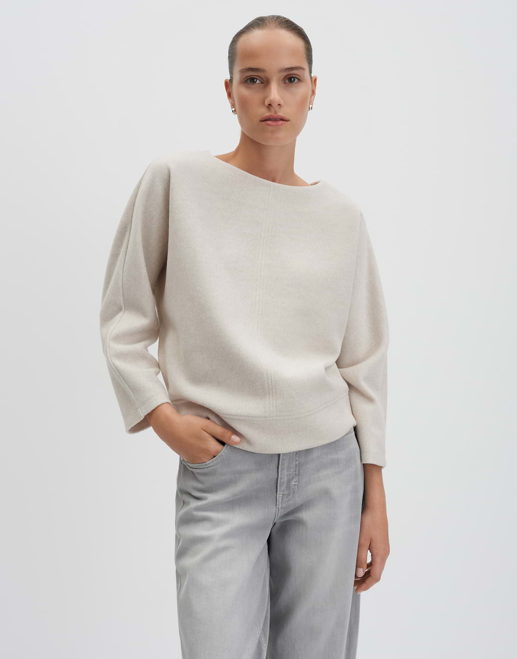 OPUS Sweatshirt GOLOS Boxy Fit Aus Weichem BCI Cn M Produktbild-Vorschau 9