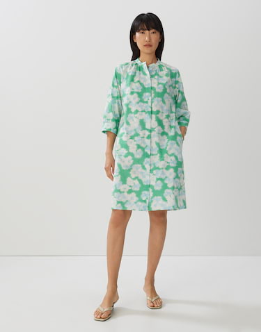 Groene blouse jurk outlet