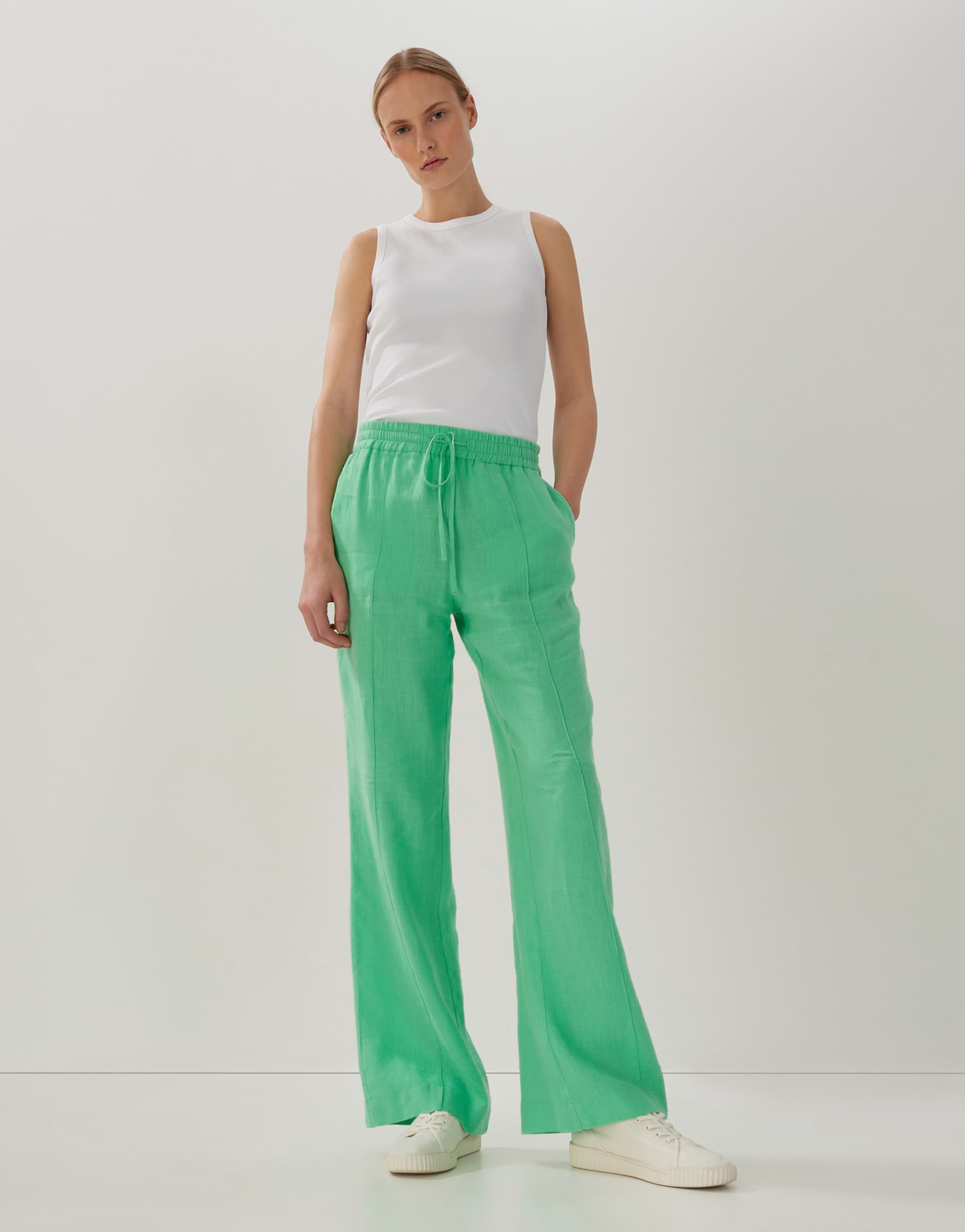 Linsennia Parachute Y2k Cargobroek voor dames, baggy broek voor meisjes, brede cargobroek, hoge taille, streetwear, Legergroen, XXL