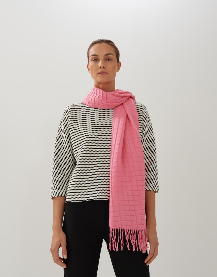 Strickschal Avelvi scarf grau online bestellen | OPUS Online Shop