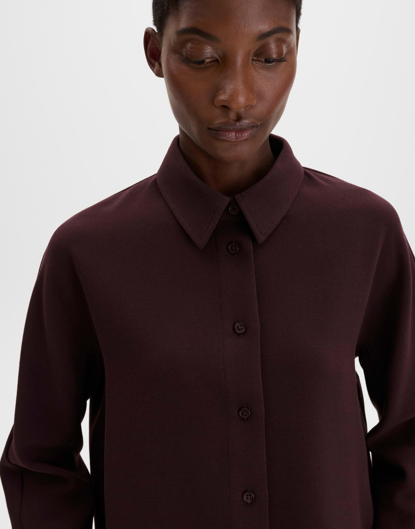 long sleeve blouse Zallis brown by someday | shop your favourites