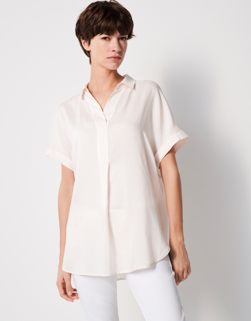 Oversized blouse Zanari stripe orange by someday | shop your favourites ...