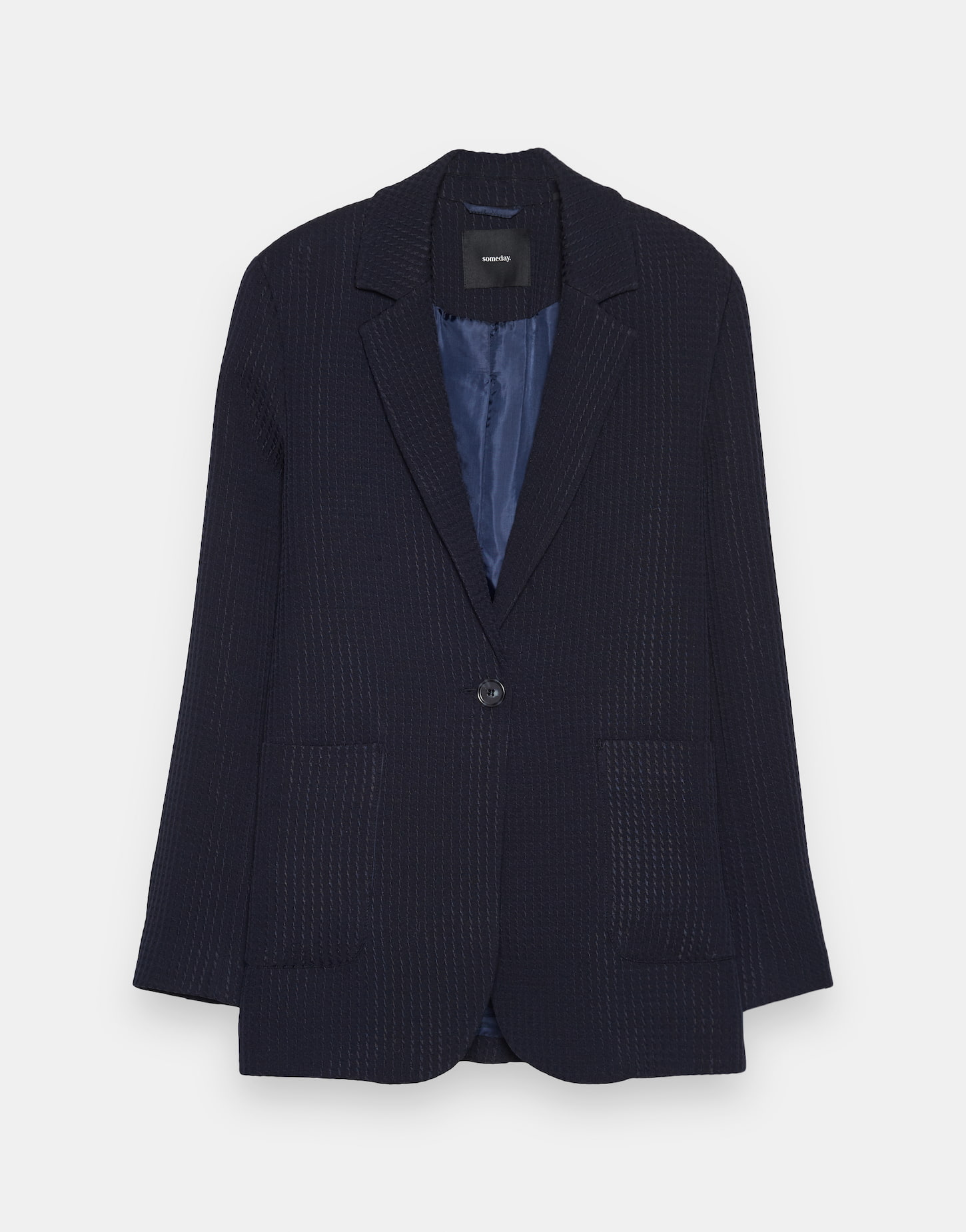 Blazer Nisar structure blau online bestellen someday Online Shop