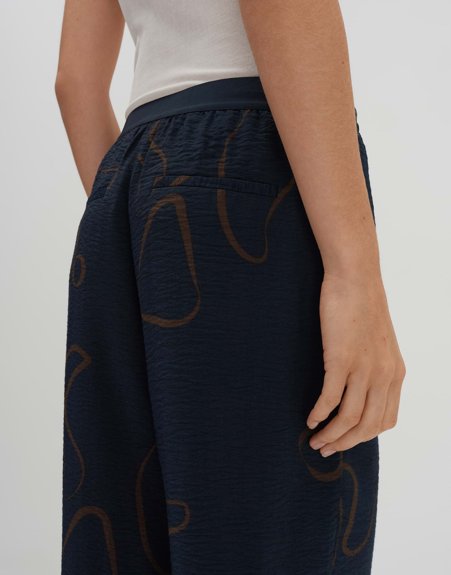 Someday Damen Wide Leg Pants - Bequeme Business Hose Aus Recyceltem Material