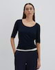Shirt met driekwartmouwen Kirosa detail