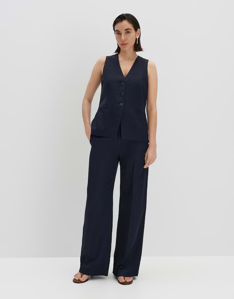 Bestseller / Damen-Hose / VMMILLY LW WIDE STRING PANT NOOS