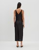 Robe en satin Qova graphic