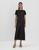 Robe en satin Qova graphic