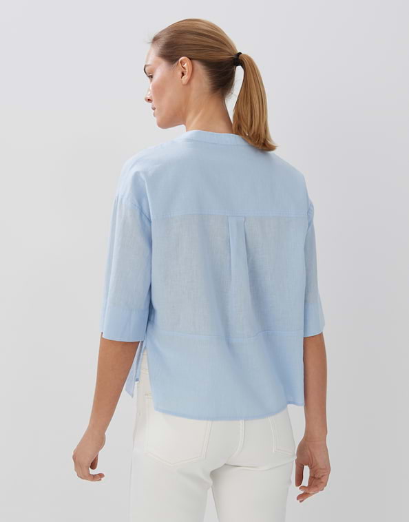 Bluse Zinni Blau Online Bestellen Someday Online Shop