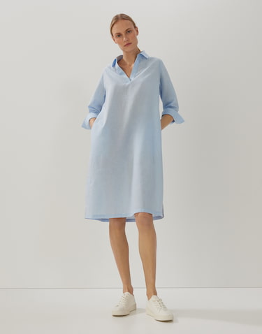 Blauwe blouse jurk on sale