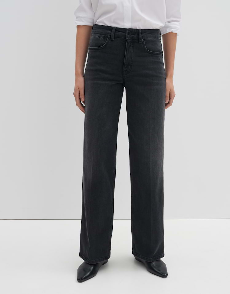 Someday Jeans Larghi Donna CELLMA, Gamba Extra Wide, Mix Cotone BCI, Vita Media, Look Moderno - 2