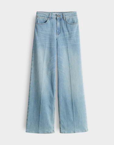 Someday Damen Barrel Jeans - Nachhaltige BCI Cottonmix Jeans Im Dark Rinsed Blue, Gr. 42