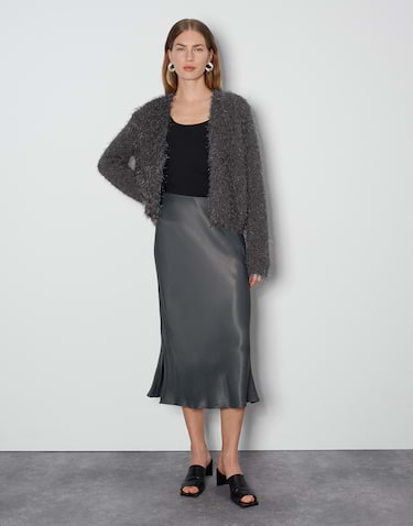 Strickjacke Taulina grau online bestellen someday Online Shop