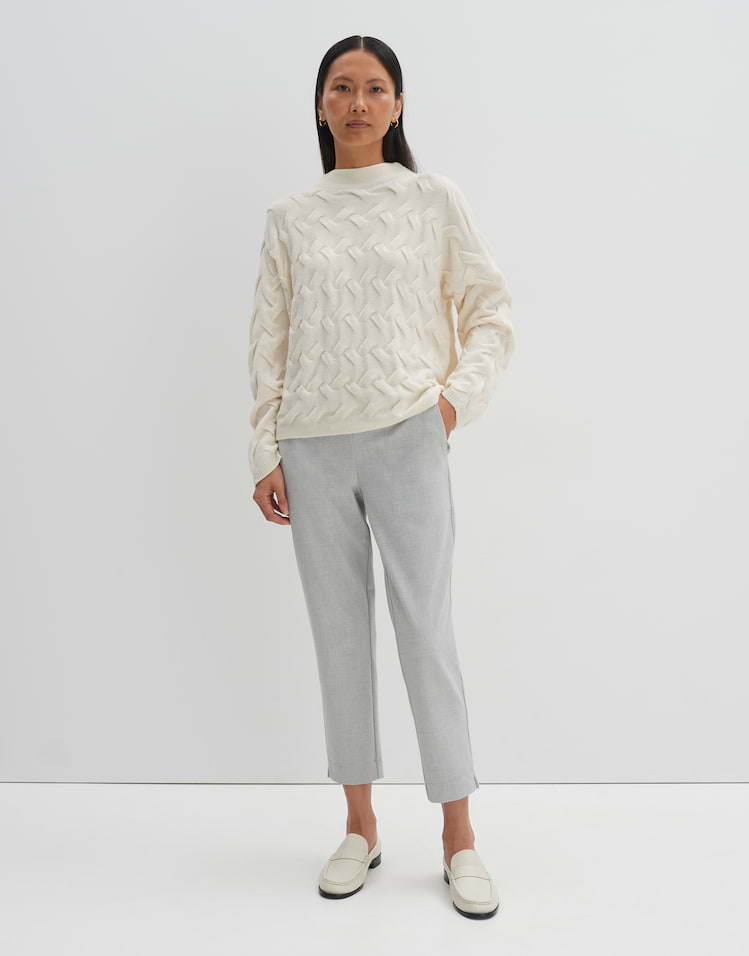 Someday Damen City Pants CISILIA - Moderne Barrel Leg Hose Für Den Alltag