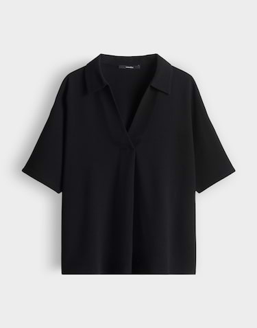 Kurzarmshirt Sajacki schwarz online bestellen | OPUS Online Shop