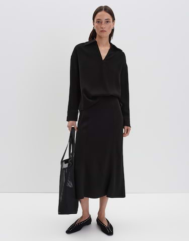 Midi rok Odini tech zwart online bestellen someday online shop