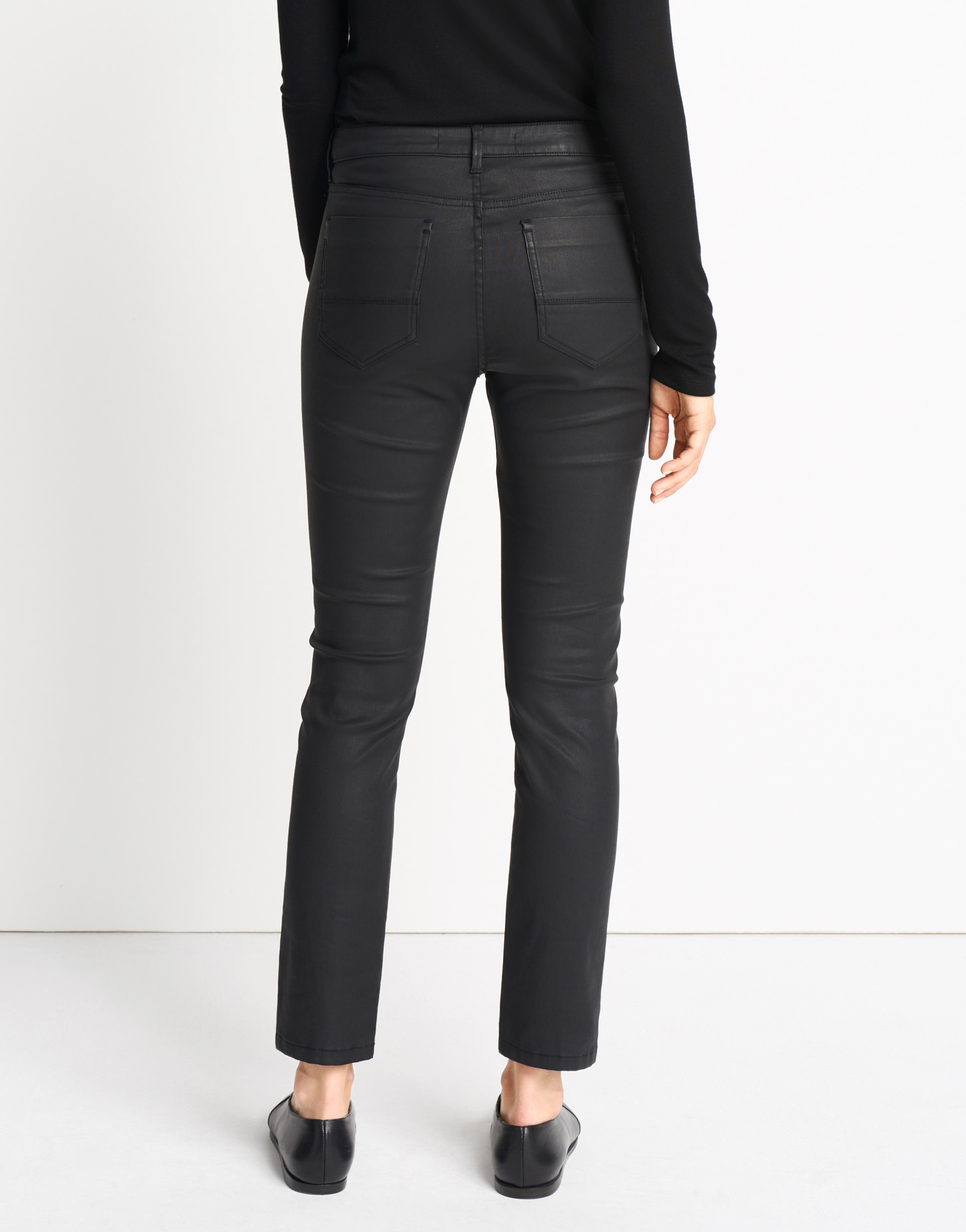 Coated jeans Cadou coated black by someday | shop your favourites online